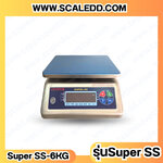 เครื่องชั่งกันน้ำ6kg ตาชั่งกันน้ำ เครื่องชั่งกันน้ำตั้งโต๊ะ ตาชั่งดิจิตอลกันน้ำ6kg ตาชั่งดิจิตอลกันน้ำ6กิโลกรัม พิกัด 6kg ความละเอียด 1g Waterproof Digital Scale รุ่น Super SS