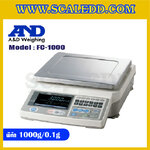 เครื่องชั่งดิจิตอล 1000g ตาชั่ง1000กรัม เครื่องชั่งนับจำนวน 1kg เครื่องชั่งน้ำหนัก1000g ยี่ห้อ AND รุ่น FC-1000i พิกัด 1kg ค่าละเอียด 0.1g
