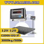 เครื่องชั่งสแตนเลส3000กิโลกรัม เครื่องชั่งดิจิตอล3000กิโลกรัม เครื่องชั่งกันน้ำ3000kg พิกัด3ตัน ความละเอียด 500กรัม ขนาดแท่น 120*120cm. ยี่ห้อ CAS รุ่น CI200S (เครื่องชั่งผ่านตรวจรับรองจากสำนักชั่งตวงวัดกรณีใช้ชั่งซื้อขาย)