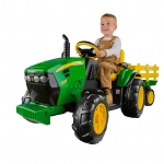 รถแบตเตอรี่ Peg Perego John Deere Ground Force Tractor with Trailer