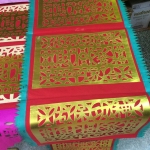 เทียนเถาจี้ แบบทองเงินเต็มแผ่น