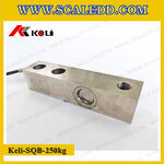 โหลดเซลล์ (Load cell)Shear beam Alloy steel load cell พร้อมขา โหลดเซลล์ รับน้ำหนักขนาดพิกัด250กิโลกรัม ขนาดแท่นชั่งขนาดใหญ่ 1x1m.ขึ้นไป