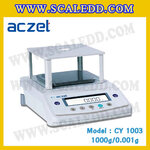 เครื่องชั่ง aczet cy1003 precision balance 1000gx0.001g เครื่องชั่งทศนิยม 3 ตำแหน่ง เครื่องชั่งละเอียดสูง1000g เครื่องชั่งน้ำหนัก1000g พิกัด 1000g ค่าละเอียด 0.001g เครื่องชั่งยี่ห้อ Aczet รุ่น CY1003