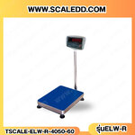 เครื่องชั่งน้ำหนักดิจิตอลตั้งพื้น พิกัดน้ำหนัก 60kg ความละเอียด 2g ขนาดแท่นชั่ง 40*50 cm ยี่ห้อ TSCALE รุ่น ELW-R (เครื่องชั่งผ่านตรวจรับรองจากสำนักชั่งตวงวัด)