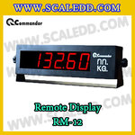 จอที่ 2 หน้าจอที่ 2 Remote Display ยี่ห้อ Commandor รุ่น RM-12 สำหรับเชื่อมต่อเครื่องชั่งดิจิตอลที่รองรับการเชื่อมต่อ RS232