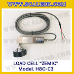 โหลดเซลล์ (Load cell) ZEMIC H8C-C3 Shear beam Alloy steel รองรับเครื่องชั่งน้ำหนัก 500kg, 1t, 2t ยี่ห้อ ZEMIC รุ่น H8C