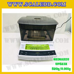 เครื่องชั่งดิจิตอล ทศนิยม 3 ตำแหน่ง รุ่น UP823X 820gx0.001g เครื่องชั่งละเอียดสูง820g เครื่องชั่งน้ำหนัก820g ตาชั่ง820กรัม พิกัดน้ำหนัก 820g ความละเอียด 0.001g ยี่ห้อ SHIMADZU รุ่น UP823X