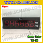 จอที่ 2 หน้าจอที่ 2 ตัวเลขขนาด 5 นิ้ว Remote Display ยี่ห้อ TIGER รุ่น TRD02 สำหรับเชื่อมต่อเครื่องชั่งดิจิตอลที่รองรับการเชื่อมต่อ RS232