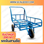 รถเข็นเหล็กสามล้อ รุ่น SMT-WT02 บรรทุกน้ำหนักได้สูงสุด 200 กก.