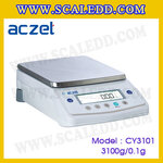 เครื่องชั่ง aczet CY3101 precision balance 3100gx0.1g เครื่องชั่งทศนิยม 1 ตำแหน่ง เครื่องชั่งละเอียดสูง3100g เครื่องชั่งน้ำหนัก3100g พิกัด 3100g ค่าละเอียด 0.1g เครื่องชั่งยี่ห้อ Aczet รุ่น CY3101