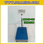 เครื่องชั่งน้ำหนักดิจิตอล พิกัด150กิโลกรัม ความละเอียด20g ยี่ห้อ AND รุ่น FG-150 ขนาดแท่นชั่ง39*53cm (เครื่องชั่งผ่านตรวจรับรองจากสำนักชั่งตวงวัด)