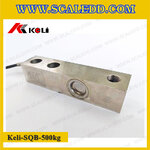 โหลดเซลล์ (Load cell)Shear beam Alloy steel load cell พร้อมขา โหลดเซลล์ รับน้ำหนักขนาดพิกัด500กิโลกรัม ขนาดแท่นชั่งขนาดใหญ่ 1x1m.ขึ้นไป
