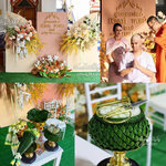 แบคดรอปงานบวช,แบคดรอปปลงผมนาค