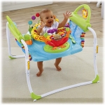 Jumperoo รุ่นใหม่เป็นทั้ง Jumper และ Walker ในตัวเดียวกัน Fisher Price First Steps Jumperoo
