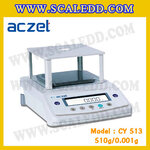 เครื่องชั่ง aczet cy513 precision balance 510gx0.001g เครื่องชั่งทศนิยม 3 ตำแหน่ง เครื่องชั่งละเอียดสูง510g เครื่องชั่งน้ำหนัก510g พิกัด 510g ค่าละเอียด 0.001g เครื่องชั่งยี่ห้อ Aczet รุ่น CY513