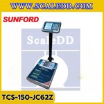 เครื่องชั่งดิจิตอลตั้งพื้น 150 กิโลกรัม เครื่องชั่งดิจิตอลตั้งพื้น 150 kg เครื่องชั่งดิจิตอลตั้งพื้น พิกัด 150 kg ความละเอียด 50 g ยี่ห้อ SUNFORD รุ่น TCS-150-JC62Z (รหัสตัวแทน B198)