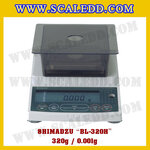 เครื่องชั่งดิจิตอลทศนิยม3ตำแหน่ง BL-320H พิกัด 320g x 0.001g เครื่องชั่งละเอียดสูง320g เครื่องชั่งน้ำหนัก320g ตาชั่ง320กรัม ตาชั่งน้ำหนัก320g ยี่ห้อ SHIMADZU รุ่น BL-320H