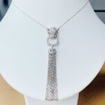 สร้อยคอพร้อมจี้ระย้าเสือเเพนเธอร์