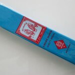 กระดาษย่นตรานกแก้วสีฟ้า