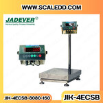 เครื่องชั้งน้ำหนักดิจิตอลกันน้ำตั้งพื้น พิกัดน้ำหนัก 150kg. ค่าความละเอียด10g. ขนาดแท่นชั่ง 80x80 cm. ยี่ห้อ JADEVER รุ่นJIK-4ECSB