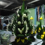 บายศรีสู่ขวัญ 3ชั้น ปากชาม2คู่ ม.พระนครเหนือ ปราจีนบุรี