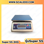 เครื่องชั่งกันน้ำ3kg ตาชั่งกันน้ำ เครื่องชั่งกันน้ำตั้งโต๊ะ ตาชั่งดิจิตอลกันน้ำ3kg ตาชั่งดิจิตอลกันน้ำ3000กรัม พิกัด 3000g ความละเอียด 0.5g Waterproof Digital Scale รุ่น Super SS