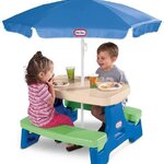 โต๊ะปิคนิค Little Tikes Easy Store Jr.Picnic Play Table with Umbrella
