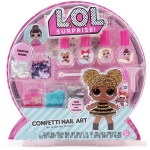 L.O.L. Surprise Confetti Nail Art by Horizon Group USA