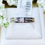 แหวนฝังเพชรทรงเกลี้ยงงานตัวเรือนนอกใส่สวยมากๆค่ะ ตัวเรือน White Gold. เพชรขาวสวย