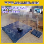 เครื่องชั่งน้ำหนักดิจิตอล พร้อมปริ้นเตอร์ในตัว พิกัด 500kg ค่าละเอียด 50g ยี่ห้อ SDS รุ่น IDS710 ขนาดแท่น 120x120cm.
