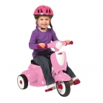 รถจักรยาน 3 ล้อทรงเวสป้า Radio Flyer Classic Lights and Sound Trike, Pink