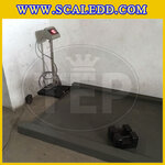 เครื่องชั่ง1ตัน เครื่องชั่งน้ำหนักดิจิตอล1ตัน เครื่องชั่งแบบวางพื้น1000กิโลกรัม เครื่องชั่งน้ำหนัก1000กิโล ตาชั่ง1ตัน พิกัด 1000kg ความละเอียด100g เครื่องชั่งพร้อมทางลาด รุ่น T7E (เครื่องชั่งผ่านตรวจรับรองจากสำนักชั่งตวงวัด)