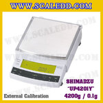 เครื่องชั่งดิจิตอล ทศนิยม 1 ตำแหน่ง รุ่น UP4201Y พิกัด4200gx0.1g เครื่องชั่งละเอียดสูง4200g เครื่องชั่งน้ำหนัก4200g ตาชั่ง4200กรัม พิกัดน้ำหนัก 4200g ความละเอียด 0.1g ยี่ห้อ SHIMADZU รุ่น UP4201Y