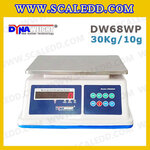 เครื่องชั่งกันน้ำ30kg เครื่องชั่งดิจิตอลกันน้ำ พิกัดน้ำหนัก 30kg ค่าละเอียด 10g ยี่ห้อ Dynaweight รุ่น DW68WP (เครื่องชั่งผ่านตรวจรับรองจากสำนักชั่งตวงวัด)