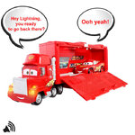 รถขนาดยาว 17 นิ้ว Disney Pixar Cars Track Talkers Chat & Haul Mack Vehicle, 17-inch Talking Movie Toy Truck with Lights & Sounds