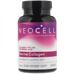 (Pre-order) Neocell, Marine Collagen, 120 Capsules คอลลาเจนจากปลาทะเล สูตรเพิ่มไฮยาลูโลนิกแอซิด ช่วยดูแลข้อต่อ และเพิ่มความนุ่มชุ่มชื้น เรียบเนียนให้กับผิว