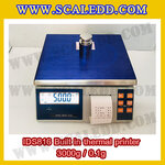 เครื่องชั่งดิจิตอล พิกัดน้ำหนัก 3kg Built-in thermal printer ยี่ห้อ SDS รุ่น IDS816 ค่าละเอียด 0.1g