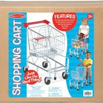 รถเข็นซูเปอร์ของเล่น ขนาดเด็ก 30cmx38cmxสูง59cm Melissa & Doug Shopping Cart