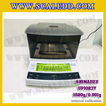 เครื่องชั่งดิจิตอล ทศนิยม 3 ตำแหน่ง รุ่น UP1023Y 1020gx0.001g เครื่องชั่งละเอียดสูง1020g เครื่องชั่งน้ำหนัก1020g ตาชั่ง1020กรัม พิกัดน้ำหนัก 1020g ความละเอียด 0.001g ยี่ห้อ SHIMADZU รุ่น UP1023Y