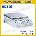 เครื่องชั่ง aczet CY6102 precision balance 6100gx0.01g เครื่องชั่งทศนิยม 2 ตำแหน่ง เครื่องชั่งละเอียดสูง6100g เครื่องชั่งน้ำหนัก6100g พิกัด 6100g ค่าละเอียด 0.01g เครื่องชั่งยี่ห้อ Aczet รุ่น CY6102
