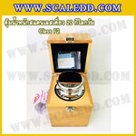 ตุ้มน้ำหนักสแตนเลสเดี่ยวมาตรฐาน20kg (Class F2) ตุ้มสแตนเลส20kg พร้อมกล่องไม้บุกำมะหยี่ ถุงมือ และผ้าเช็ดตุ้ม สำหรับสอบเทียบน้ำหนักชั่งไม่เกิน 20 กิโลกรัม