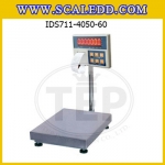เครื่องชั่งตั้งพื้นพร้อมปริ้นสติ๊กเกอร์ในตัว 60kg ขนาดแท่น 40x50cm. เครื่องชั่งดิจิตอล60kg พิกัดน้ำหนัก 60kg ค่าละเอียด 5g เครื่องชั่งยี่ห้อ SDS รุ่น IDS711-Label printer