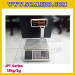 เครื่องชั่งดิจิตอล15กิโลกรัม เครื่องชั่งดิจิตอล15kg เครื่องชั่งคำนวณราคา เครื่องชั่งคิดเงินพร้อมปริ้นเตอร์ในตัว พิกัด 15kg ความละเอียด 2g ยี่ห้อ JADEVER รุ่น JPT (ผ่านตรวจรับรองจากสำนักงานกลางชั่งตวงวัด)