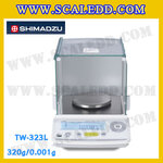 เครื่องชั่งดิจิตอลทศนิยม3ตำแหน่ง รุ่น TW323L พิกัด 320g x 0.001g เครื่องชั่งละเอียดสูง320g เครื่องชั่งน้ำหนัก320กรัม ตาชั่งดิจิตอล320กรัม ยี่ห้อ SHIMADZU รุ่น TW323L