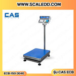 เครื่องชั่งนับชิ้นงาน150kg เครื่องชั่งน้ำหนัก150kg ตาชั่งนับจำนวน150kg พิกัด 150kg ความละเอียด 10g ยี่ห้อ CAS รุ่น ECB ขนาดแท่น 30*40cm.