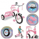 จักรยานสามล้อ Radio Flyer รุ่น Classic Pink Dual Deck Tricycle