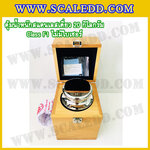 ตุ้มน้ำหนักสแตนเลสเดี่ยวมาตรฐาน20kg Class F1 (ไม่มีใบเซอร์ฯ) ตุ้มสแตนเลส20กิโลกรัม พร้อมกล่องไม้บุกำมะหยี่ ถุงมือ และผ้าเช็ดตุ้ม สำหรับสอบเทียบน้ำหนักชั่งไม่เกิน20kg