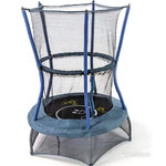 แทรมโพลีน Trampolines 40 - inch , Dark Blue/Grey with Moon & Stars with Enclosure Skywalker ขนาด 40 นิ้ว