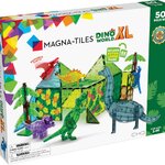 MAGNA-TILES Dinosaur World X - 50-Piece Magnetic Construction Set