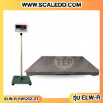 เครื่องชั่งน้ำหนักดิจิตอลวางพื้น พิกัดน้ำหนัก 2000kg ความละเอียด 200g ขนาดแท่นชั่ง 120*120cm ยี่ห้อ TSCALE รุ่น ELW-R (เครื่องชั่งผ่านตรวจรับรองจากสำนักชั่งตวงวัด)